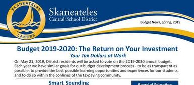 2019-2020 SCSD Budget Preview