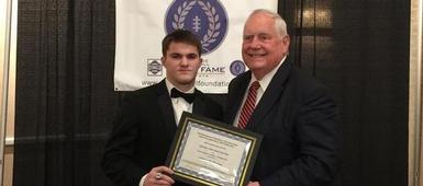 Nate Wellington Earns Prestigious Al Vedder Scholarship Award