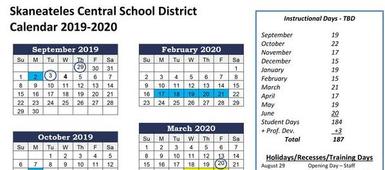 Board Approves SCSD 2019-2020 School Calendar