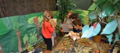 Second Graders Explore Habitats of the World