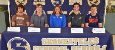 Five SHS Students Recognized for DI Athletic Commitments