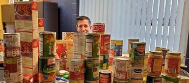 'Can the Principal' Food Drive a Major Success