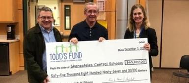 Skaneateles Central School District Receives Over $65,000 from Todd’s Fund