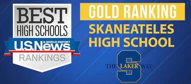 Skaneateles High School Earns Gold Ranking by US News Report