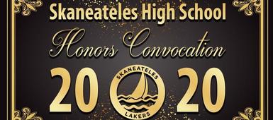 TONIGHT AT 7:00 PM! 2020 Skaneateles High School Honors Convocation Video Stream