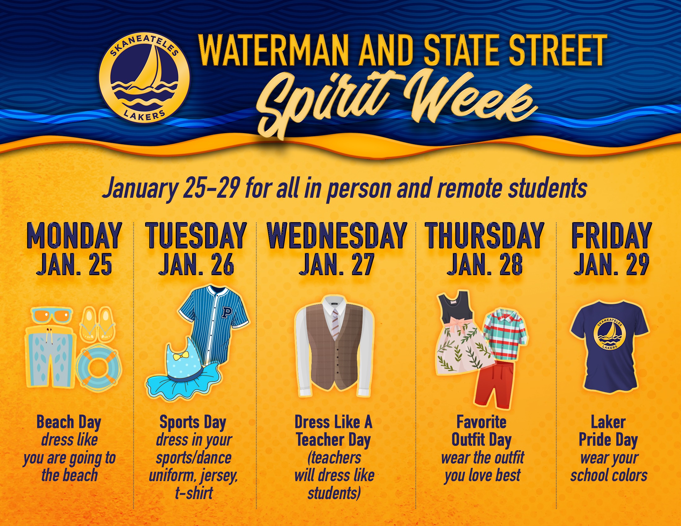 Spirit Week: January 25-29