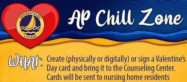 HS Students Invited to Make Valentines for Nursing Home Residents in AP Chill Zone Event