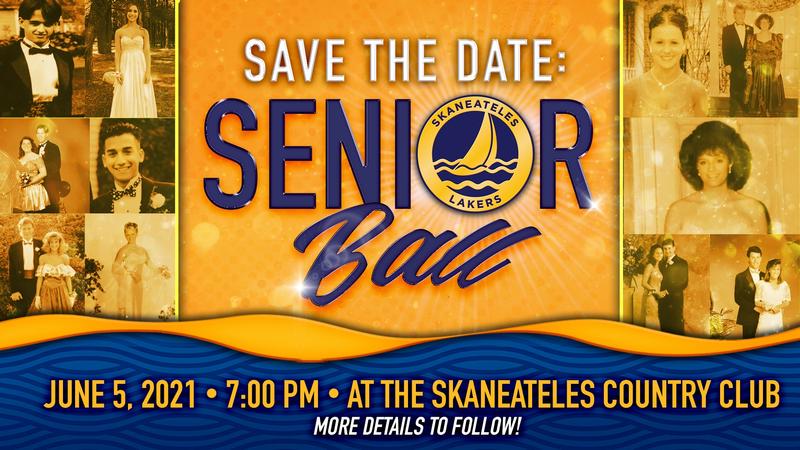 SAVE THE DATE: Senior Ball Will Be Held Saturday, June 5 at 7PM