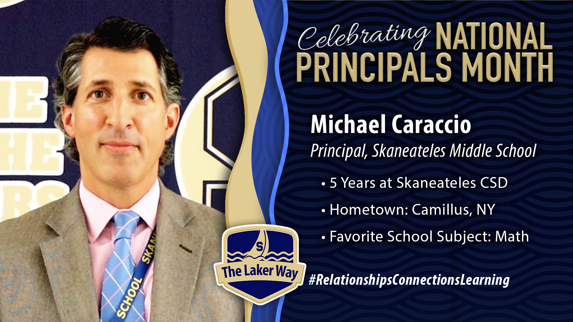 Celebrating National Principals Month: Michael Caraccio, Middle School Principal