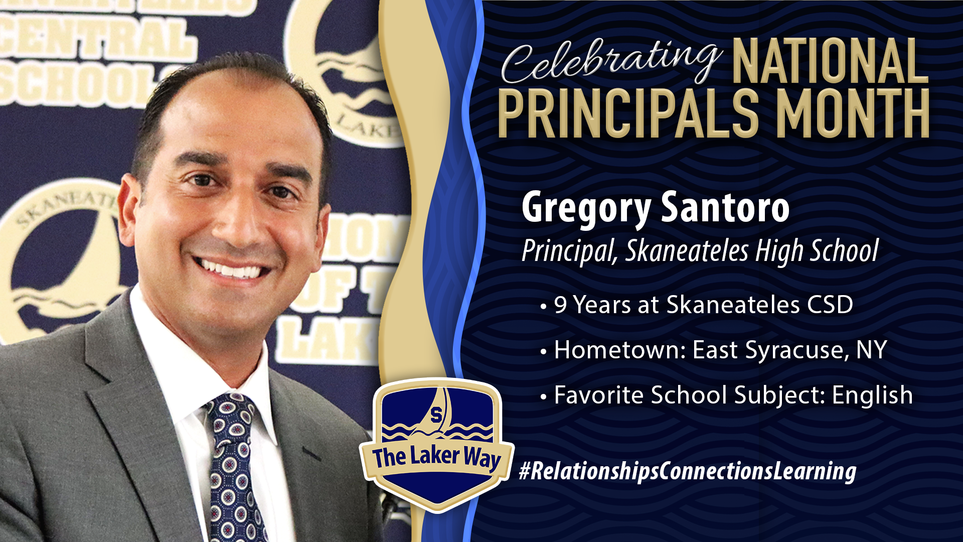 Celebrating National Principals Month: Gregory Santoro