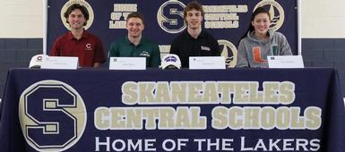 Four Seniors Participate in National Letter of Intent Signing Ceremony