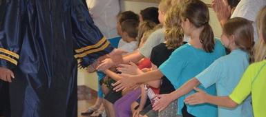 As Seniors Graduate,New Kindergarten Class Enrolls