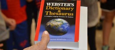 Rotary Provides Dictionaries to 3rd Grade Students