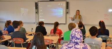 GRIT Assembly Pairs Middle School Students with High School Mentors
