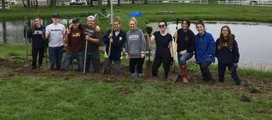 Skaneateles Seniors Volunteer at Sunshine Horses