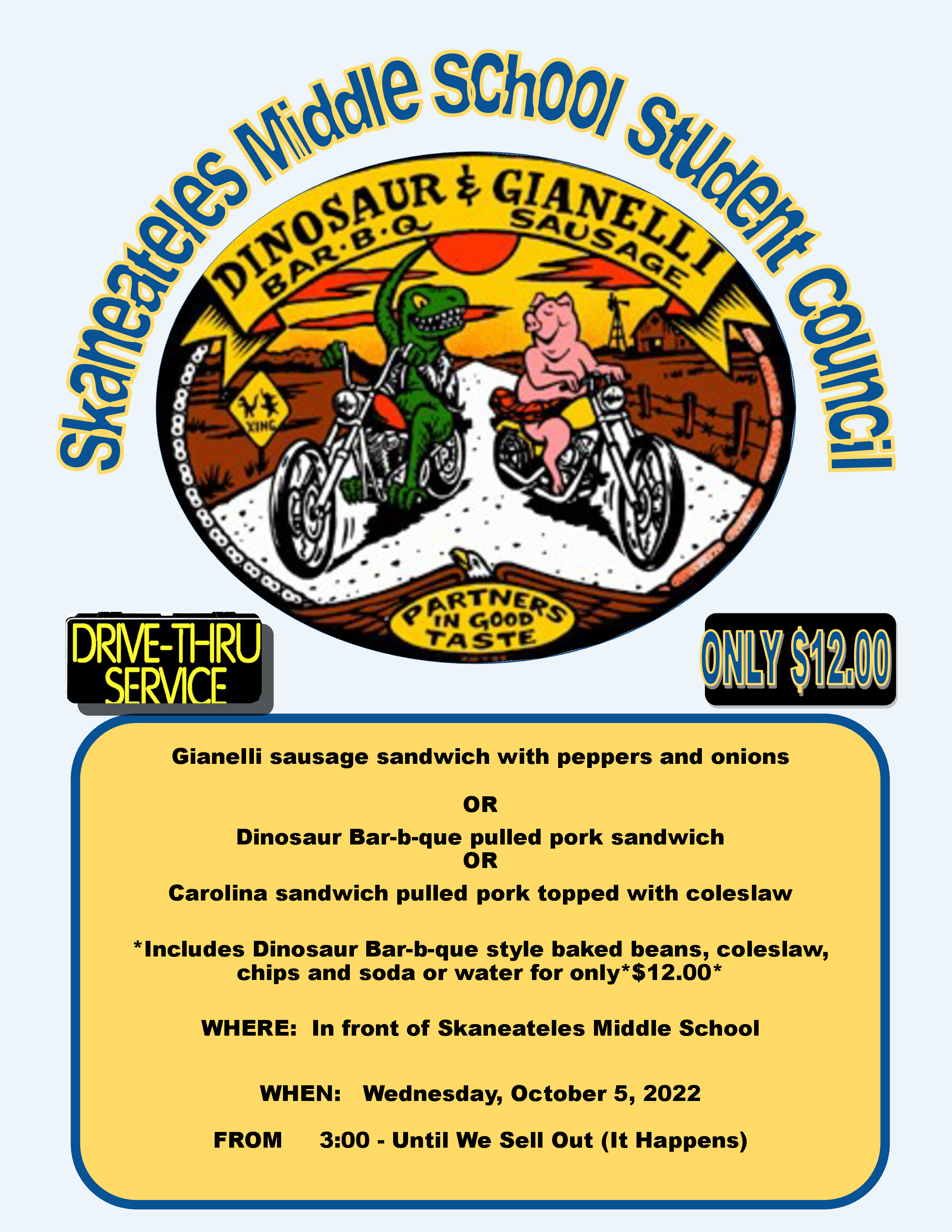 Skaneateles Middle School Student Council Fundraiser