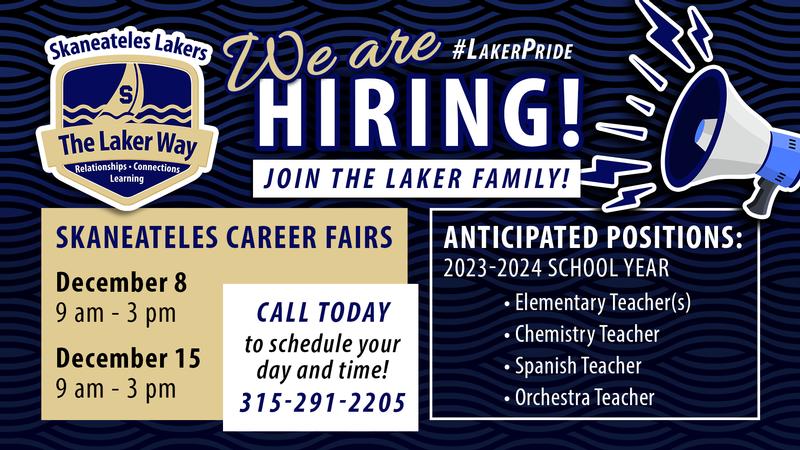 WE'RE HIRING: Join The Laker Family!