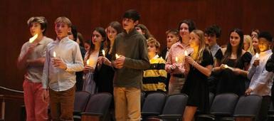 Skaneateles Middle School Inducts 58 into National Junior Honor Society