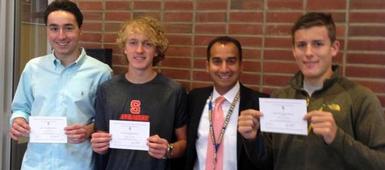 Three are Commended