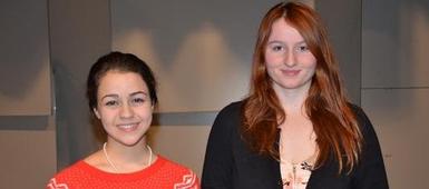 Two advance in Poetry Out Loud