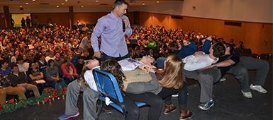 Psychologist/Comedian Matt Bellace will be here April 13th
