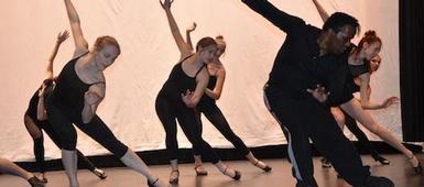 Students shine with professional dancers at Saturday concert